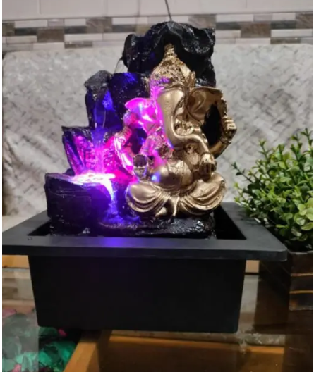 DAY CREATION Ganesha Table top Water Fountain for Home and Office | |Living Room Decor| Gift Items | Home & Office Decor Item